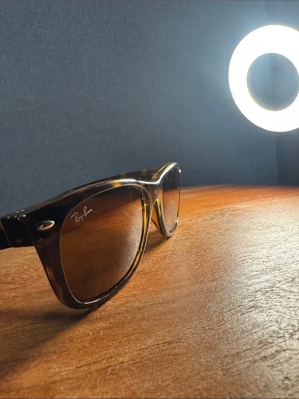 Used Ray-Ban  New wayfarer Tortoiseshell Sunglasses - Brown Lenses